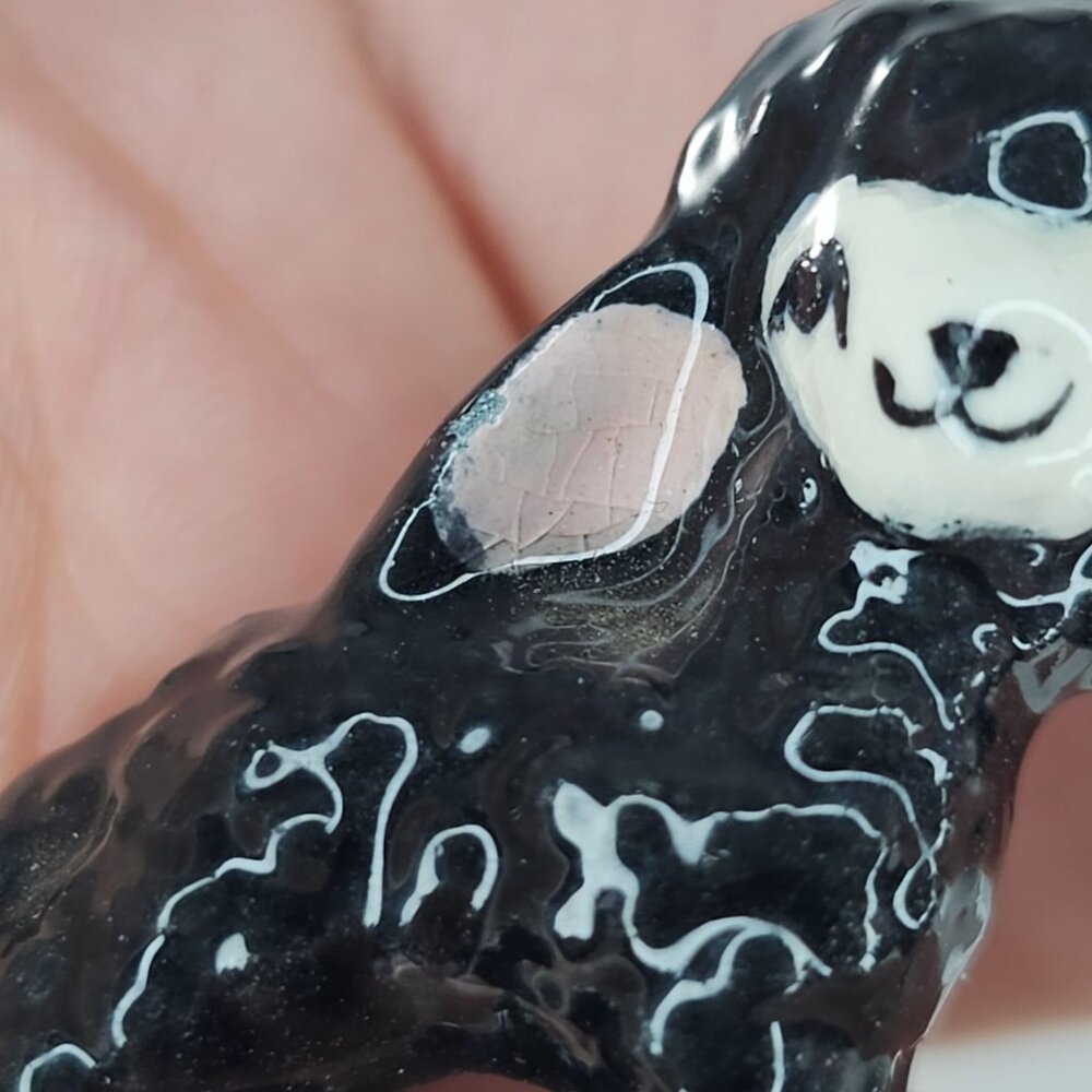 Hagen Renaker Early Black Lamb Baby Sheep Ears Down Miniature Figurine - Picture 7 of 8